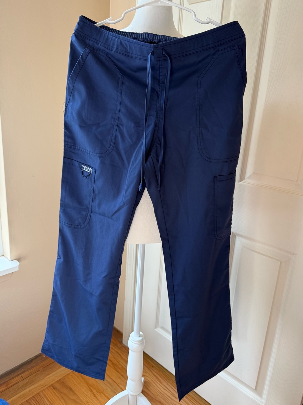 NWT Cherokee Workwear Modern Classic Navy Scrub Pants Size Small WW120